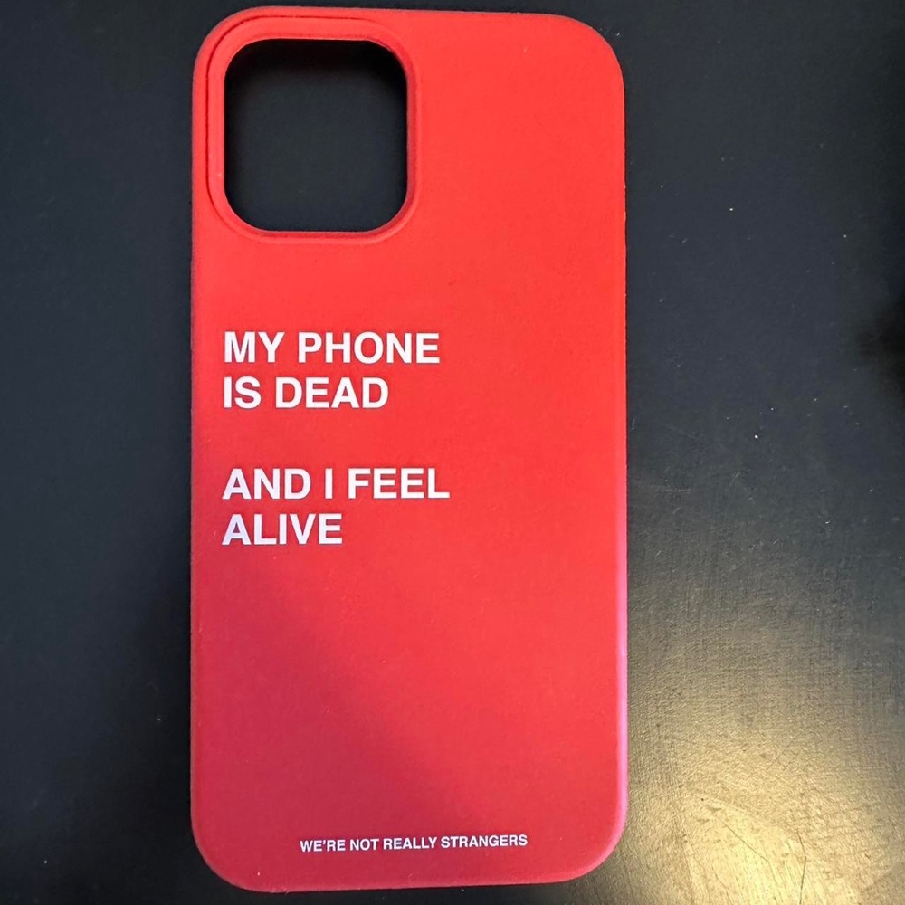 We’re not really strangers phone case for iPhone max